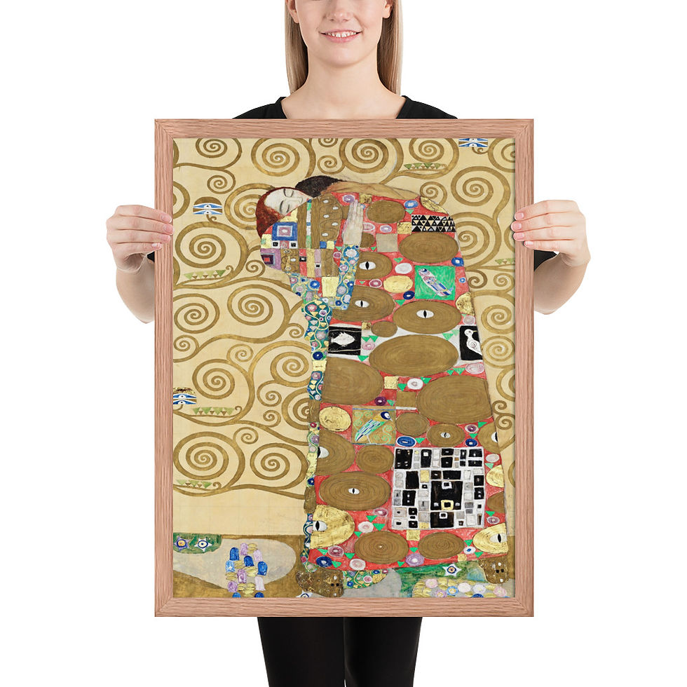Thumbnail: Gustav Klimt The Hug | Framed Art Print