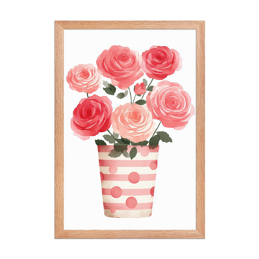 Thumbnail: Blush Pink Blossom Sketch | Soft Modern Botanical Wall Decor