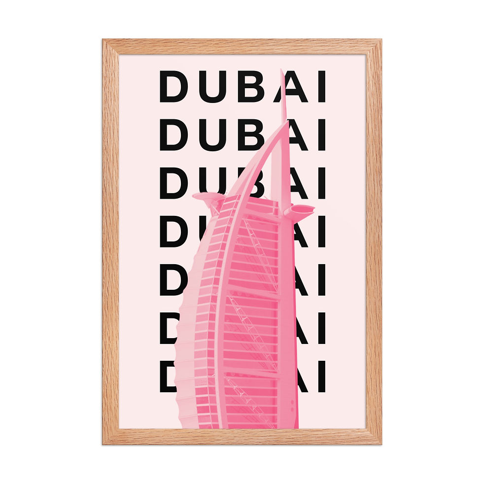 Thumbnail: Dubai Travel Art in Pop Art Style