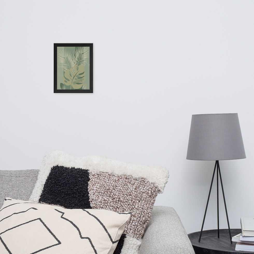 Thumbnail: Minimalist Leaves and Fronds Mid-century Art Style