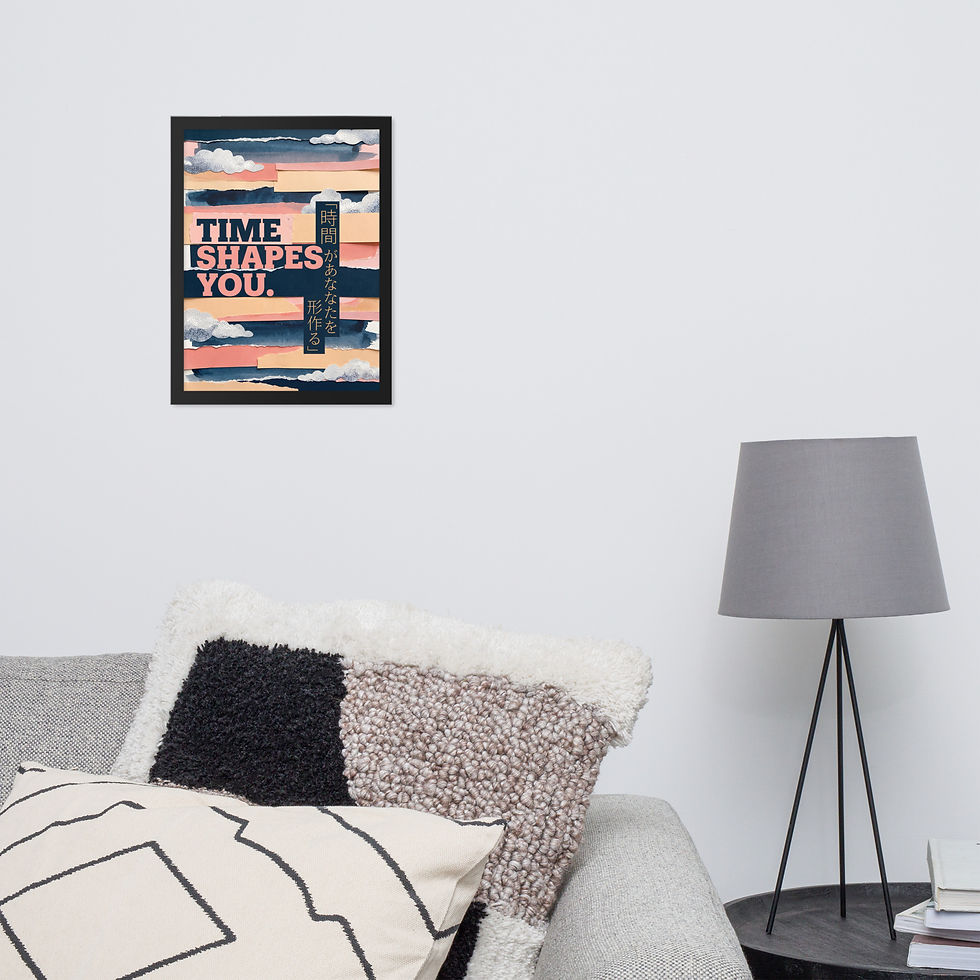 Thumbnail: Time Shapes You Abstract Typographic Mega Print