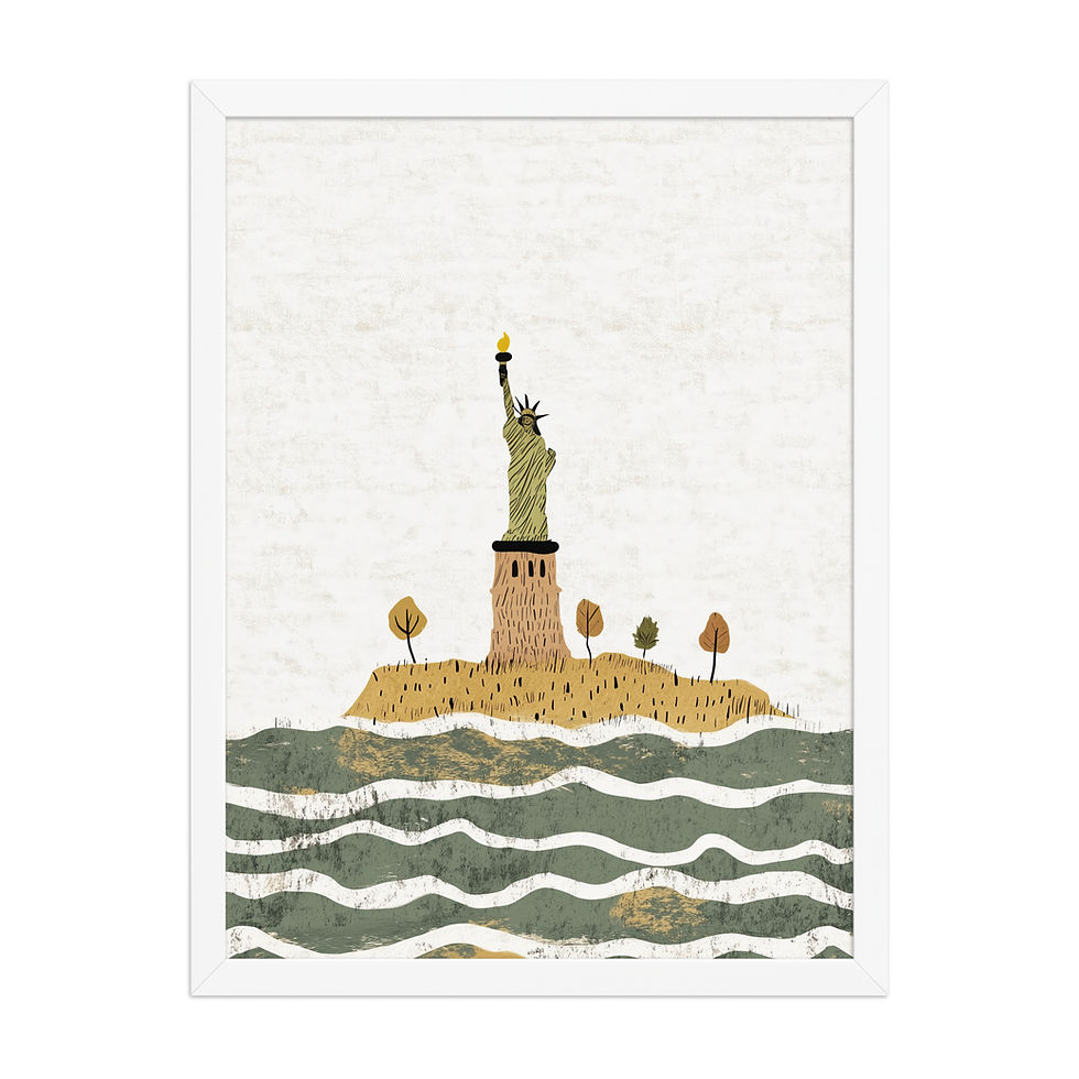 Thumbnail: Statue of Liberty| Children's Bedroom | Nursery Wall Art