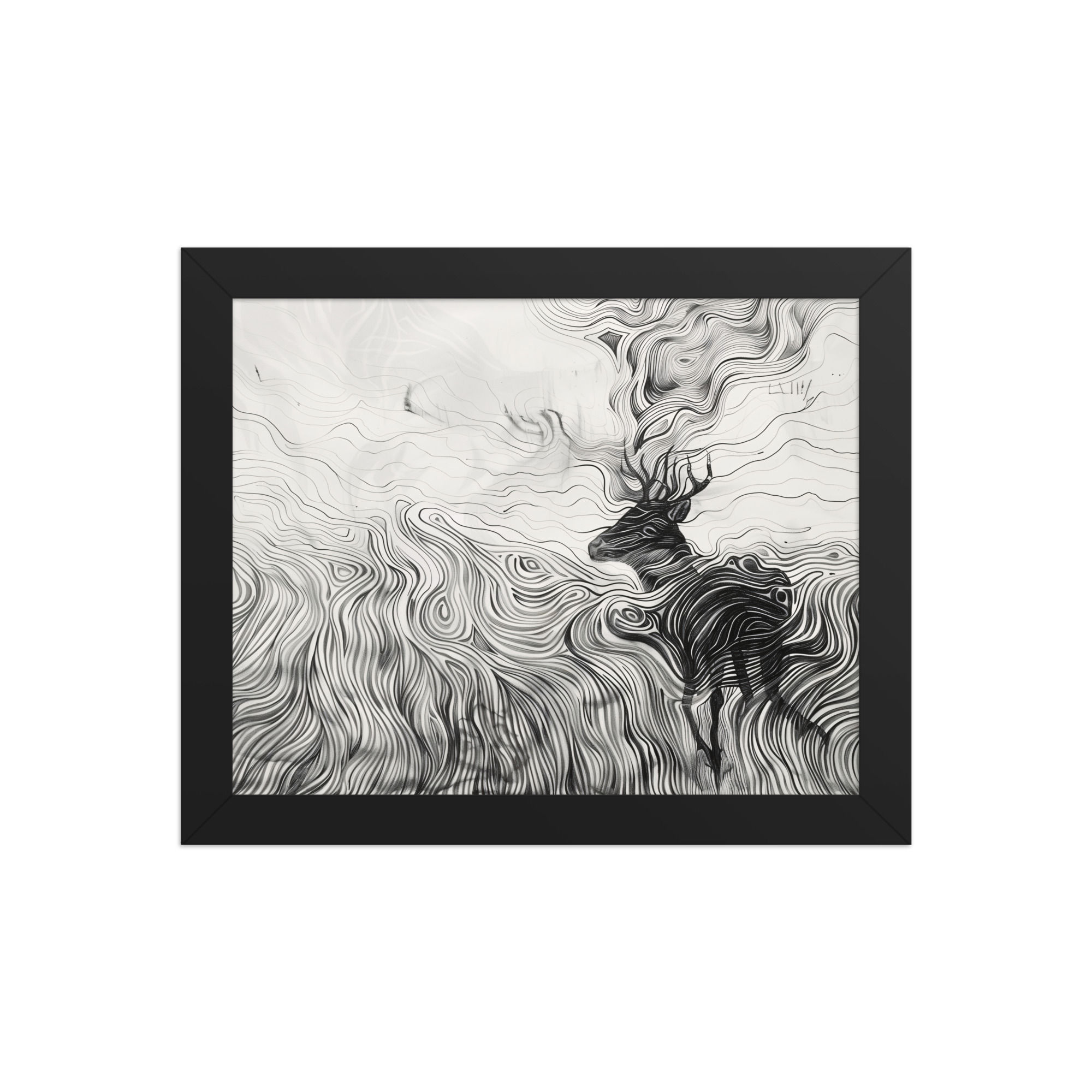 Deer | Framed Animal Wall Art Prints