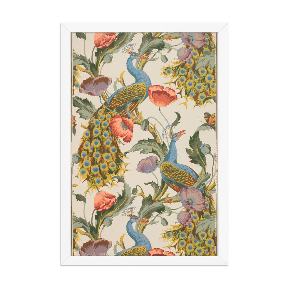 Thumbnail: Classic Vintage Japanese Art Print - Framed Decor