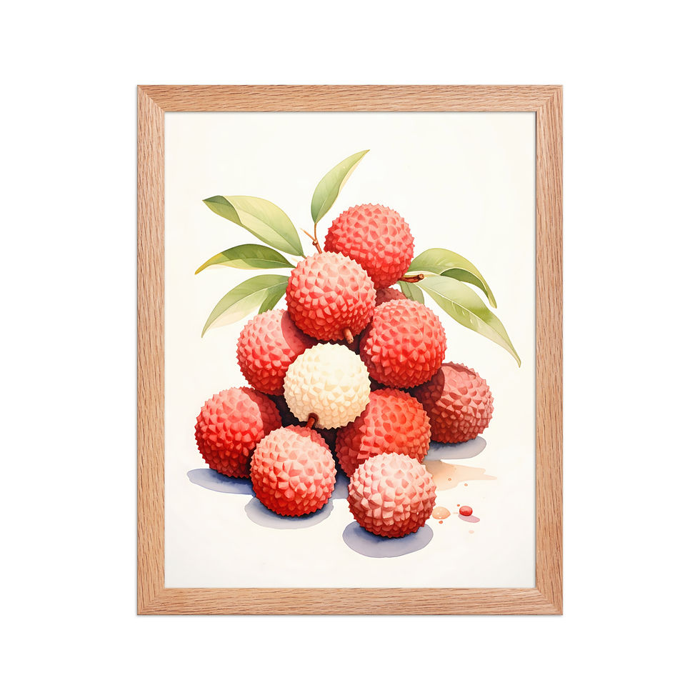 Thumbnail: Minimalist Lychee Print