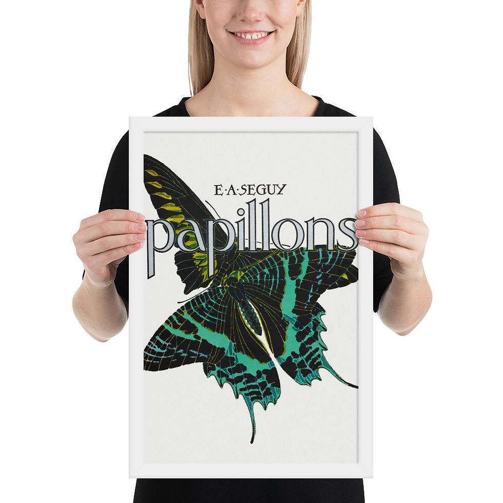 Thumbnail: Papilons Art Print Seguy