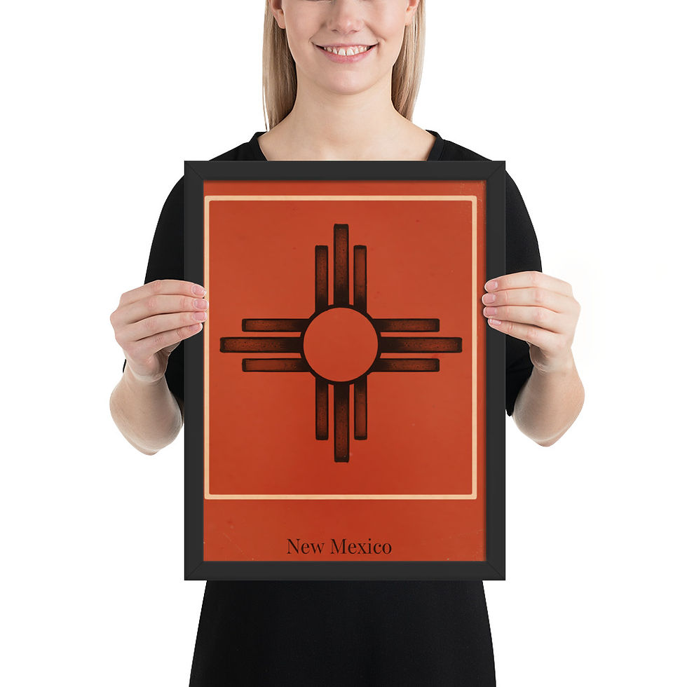 Thumbnail: New Mexico US State Poster