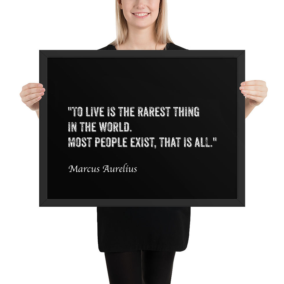 Thumbnail: Minimalist Stoic Quote Poster for Home Decor