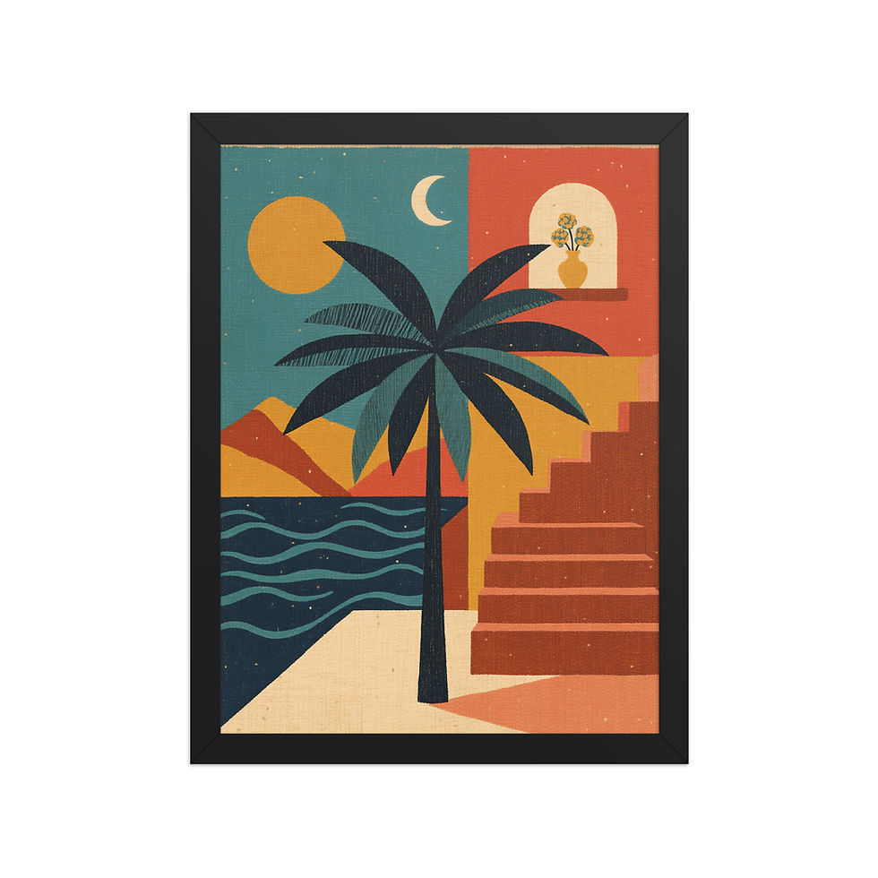 Thumbnail: Vintage Palm Abstract Wall Art