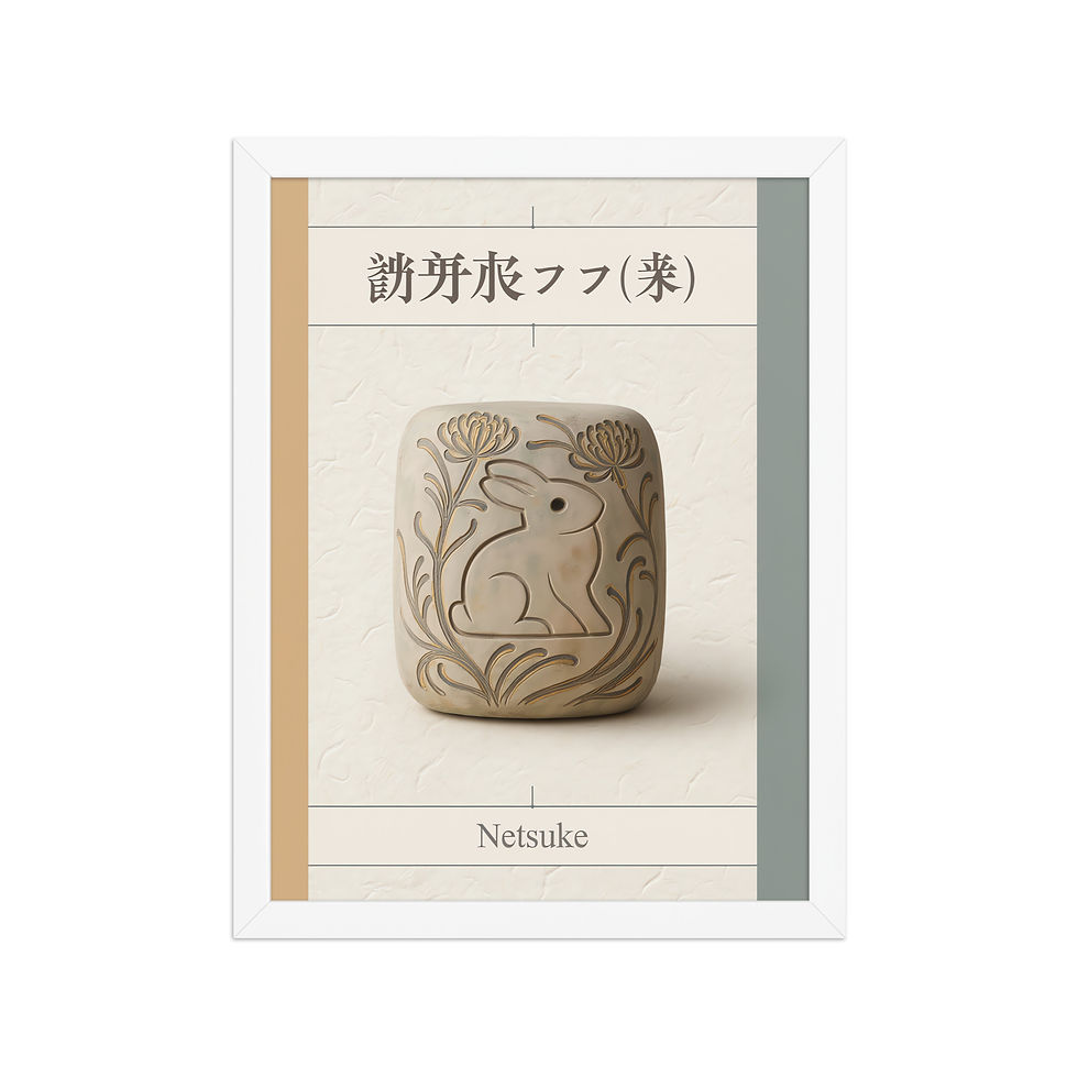 Thumbnail: Netsuke Japanese Vinyage Art