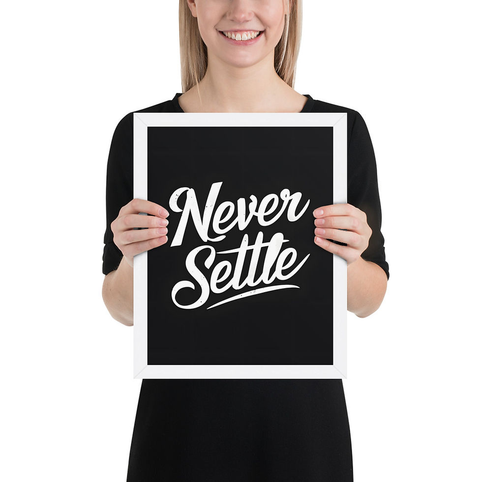 Thumbnail: Never Settle | Motivational Art