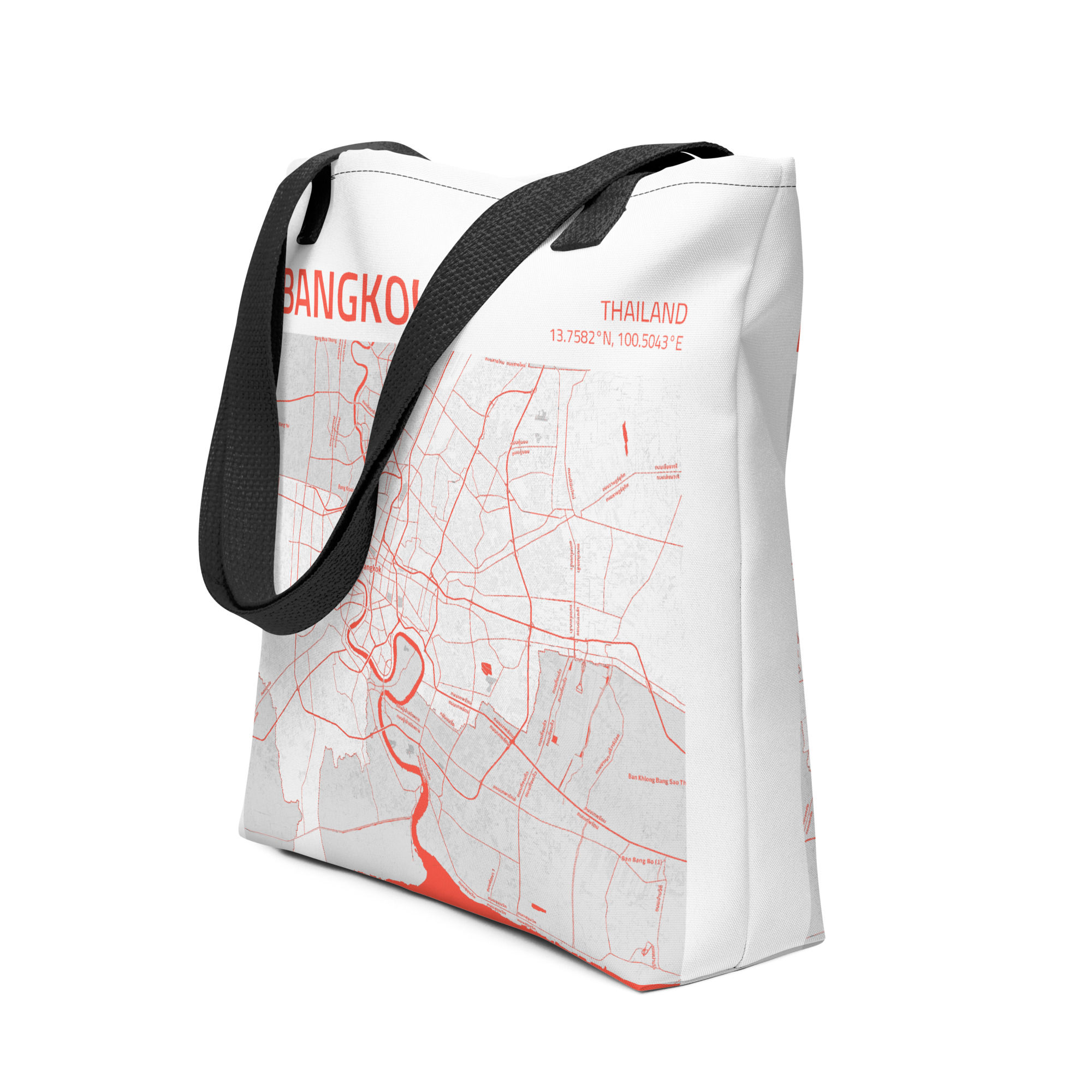 Bangkok City Map Tote bag