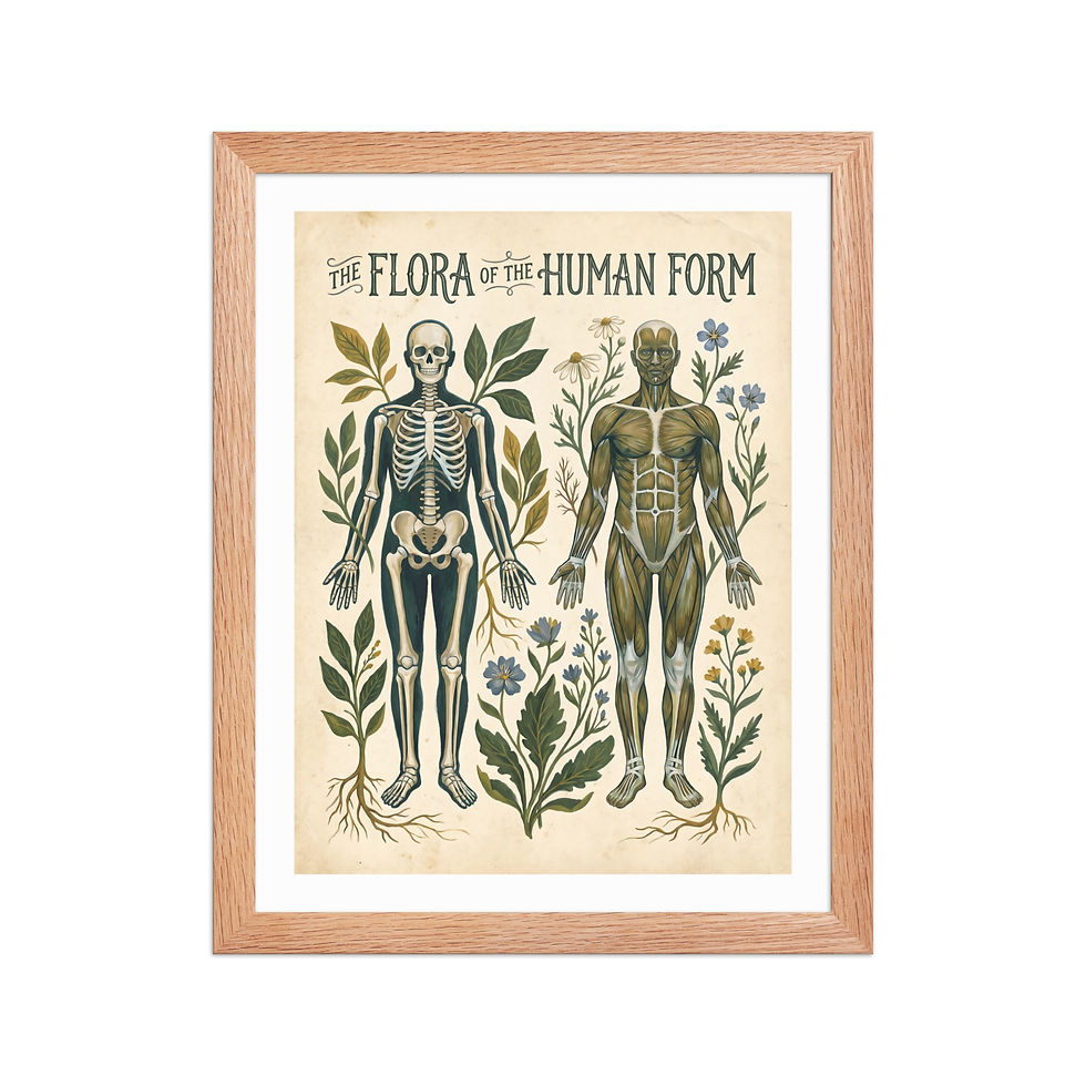 Thumbnail: Flora of the Human Form Art Print