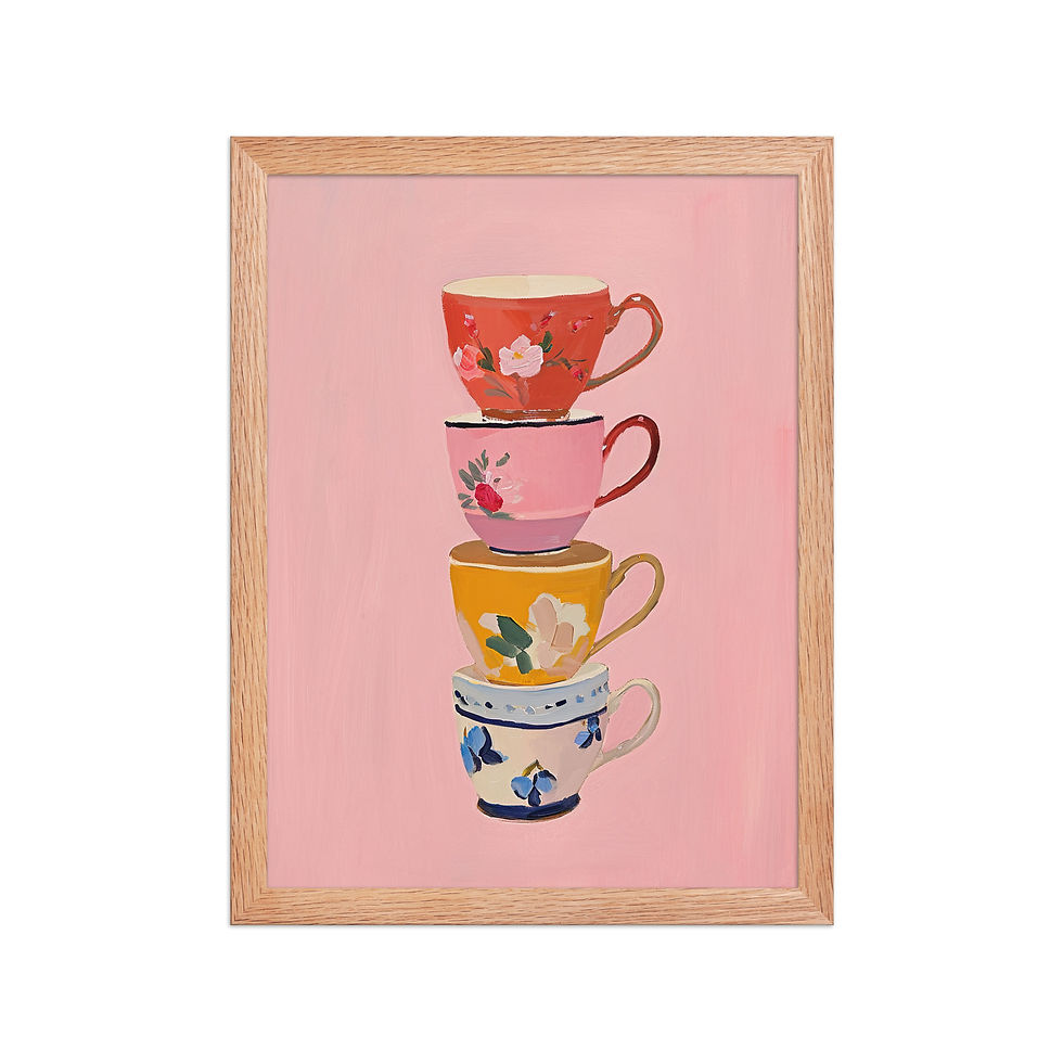 Thumbnail: Stacked Cups | Food and Drink Wall Art