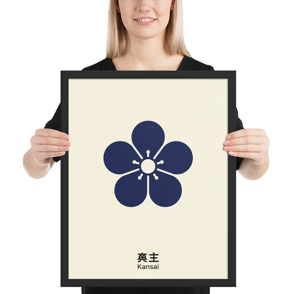 Thumbnail: Kansai Minimalist Japanese Region Poster
