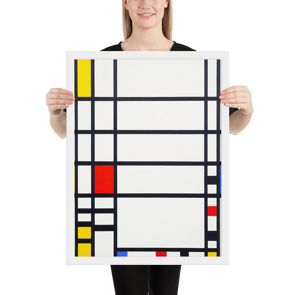 Thumbnail: Framed Contemporary Art For Living Room
