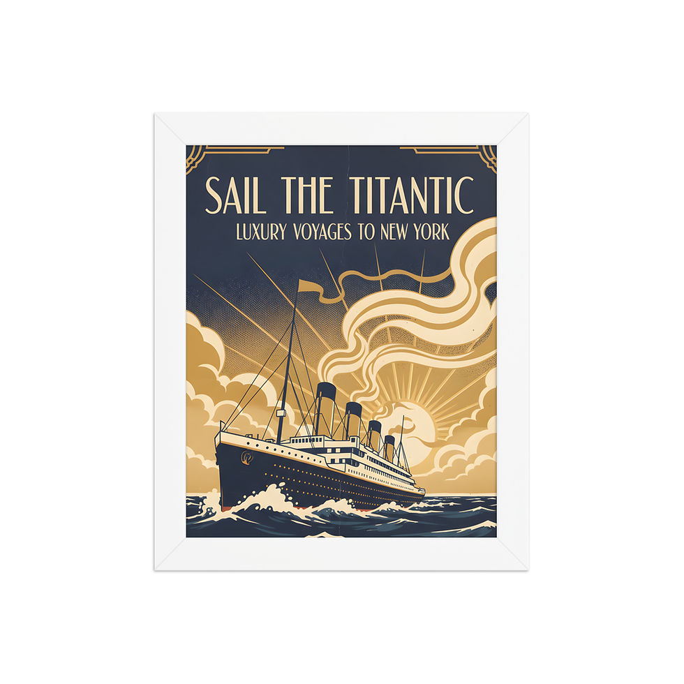 Thumbnail: Sail the Titanic Vintage Art Print