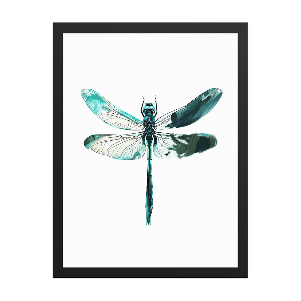 Thumbnail: Dragonfly | Framed Art Living Room - Creative Decor