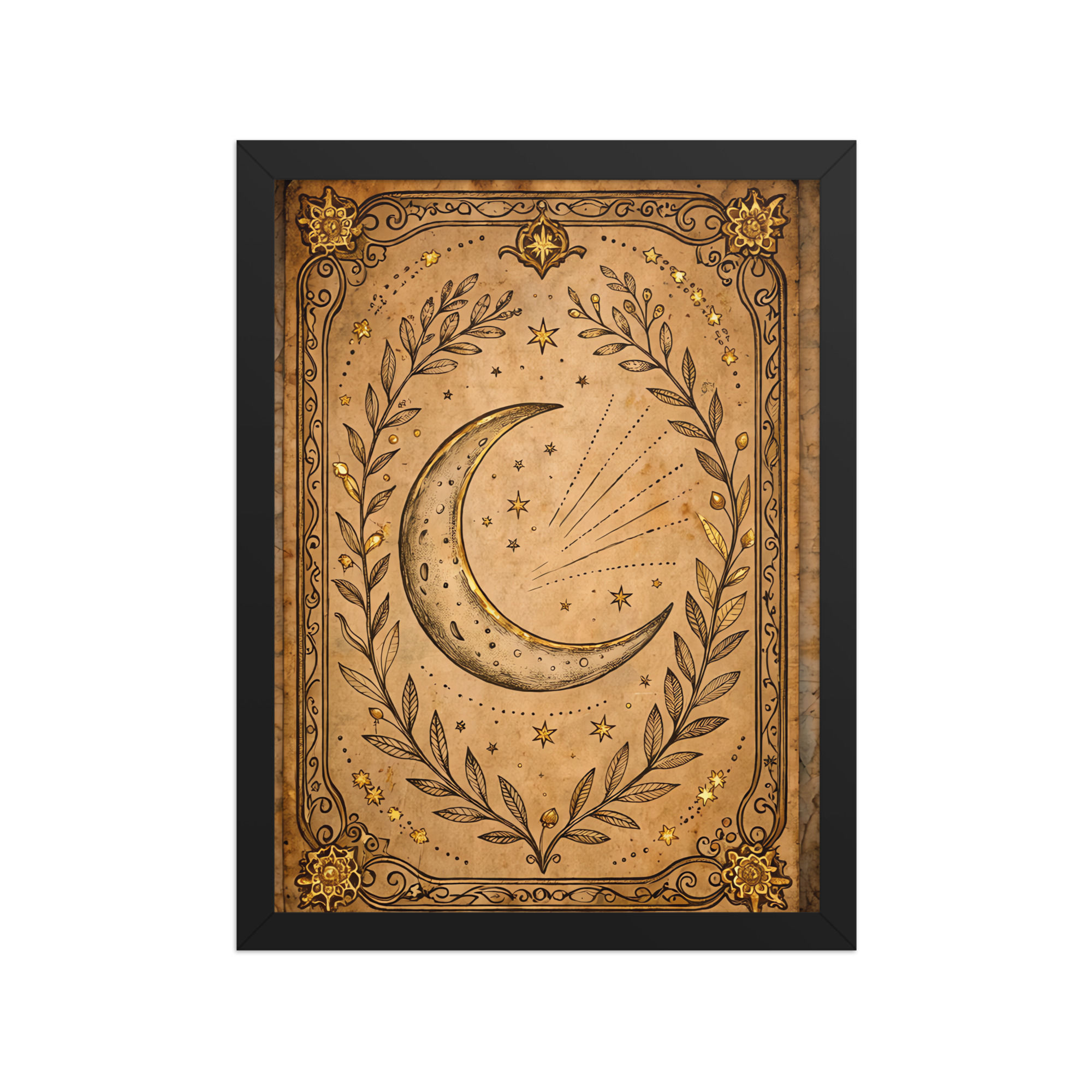 Tarot Moon Bohemian Wall Art