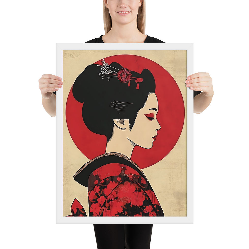 Thumbnail: Geisha in Modern Kimono