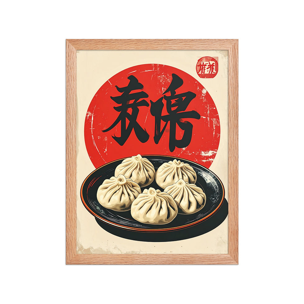 Thumbnail: Dumplings Restaurant Art Print