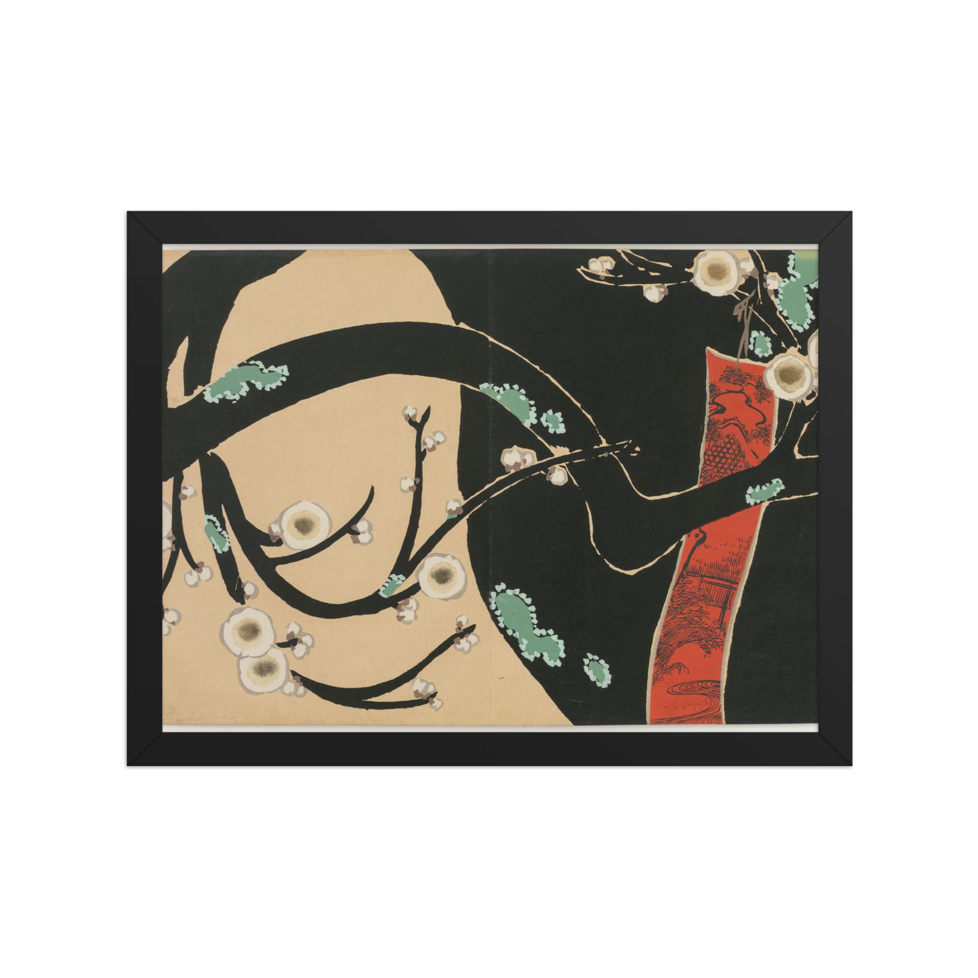 Elegant Simplicity — Vintage Japanese Woodblock Print