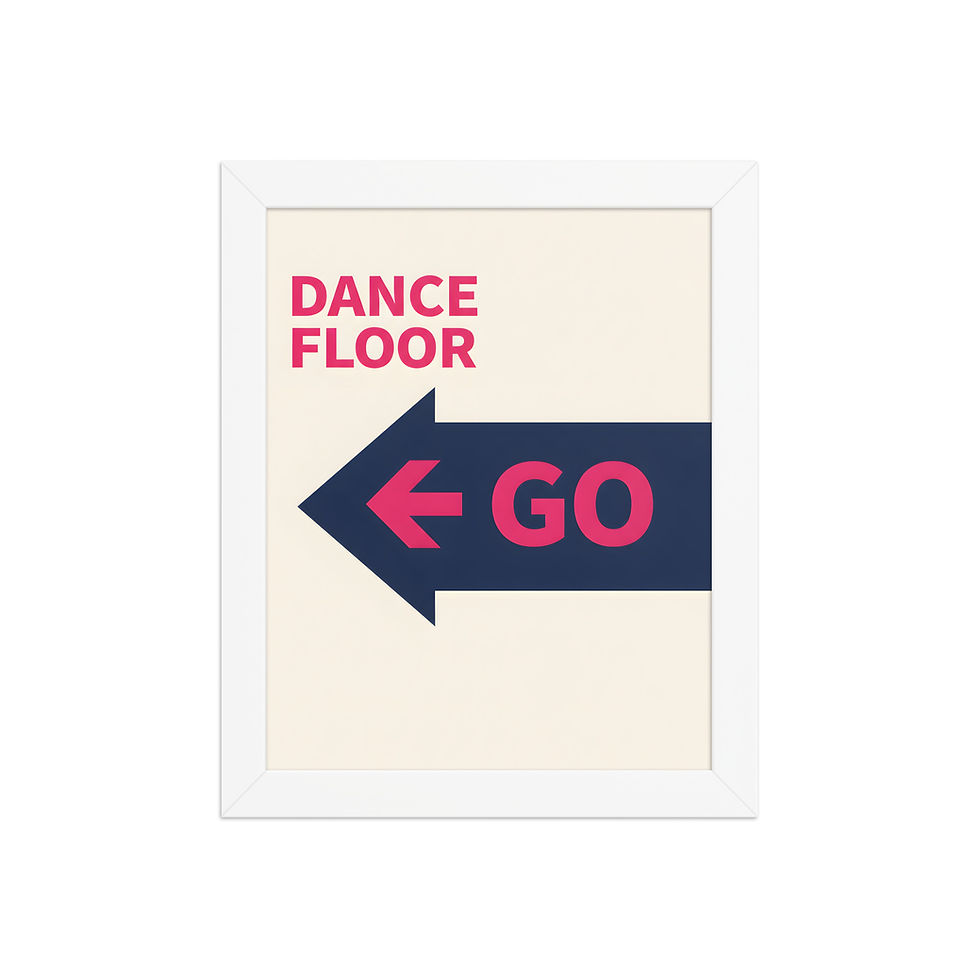 Thumbnail: To the Dance Floor Framed Wall Print
