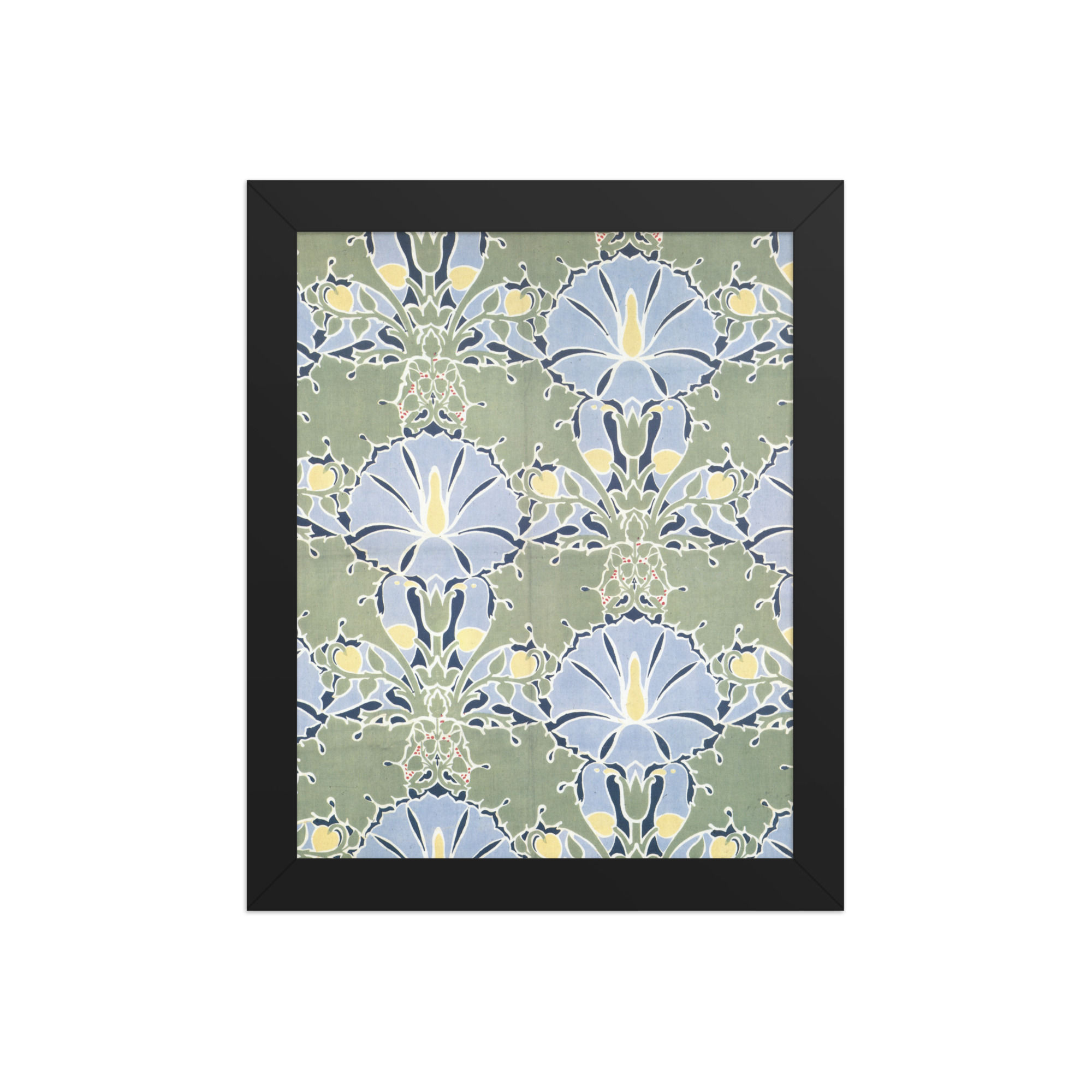 Charles Voysey | Saladin | 1897 | vintage framed wallpaper art