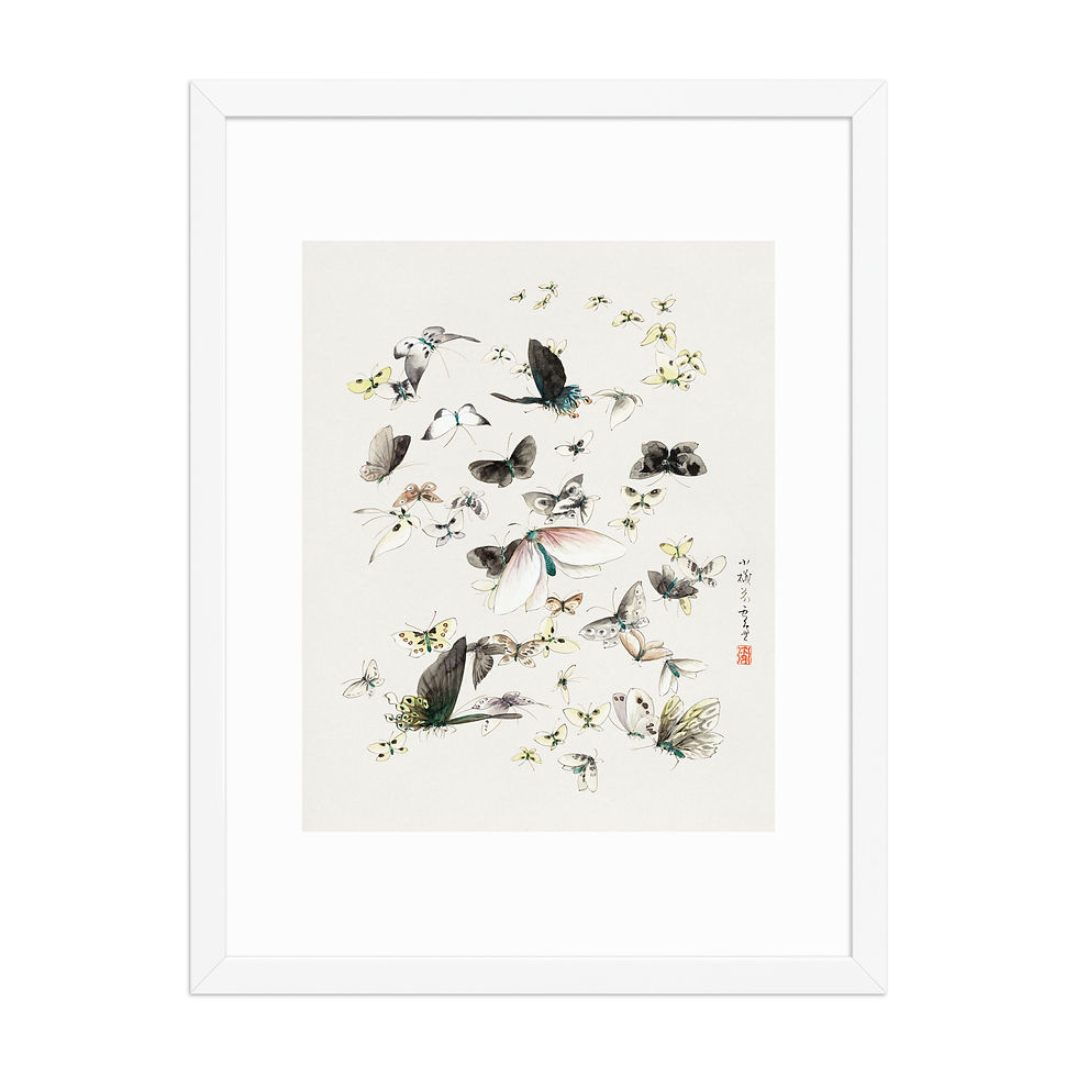 Thumbnail: Framed Hokusai Art for Hallway  