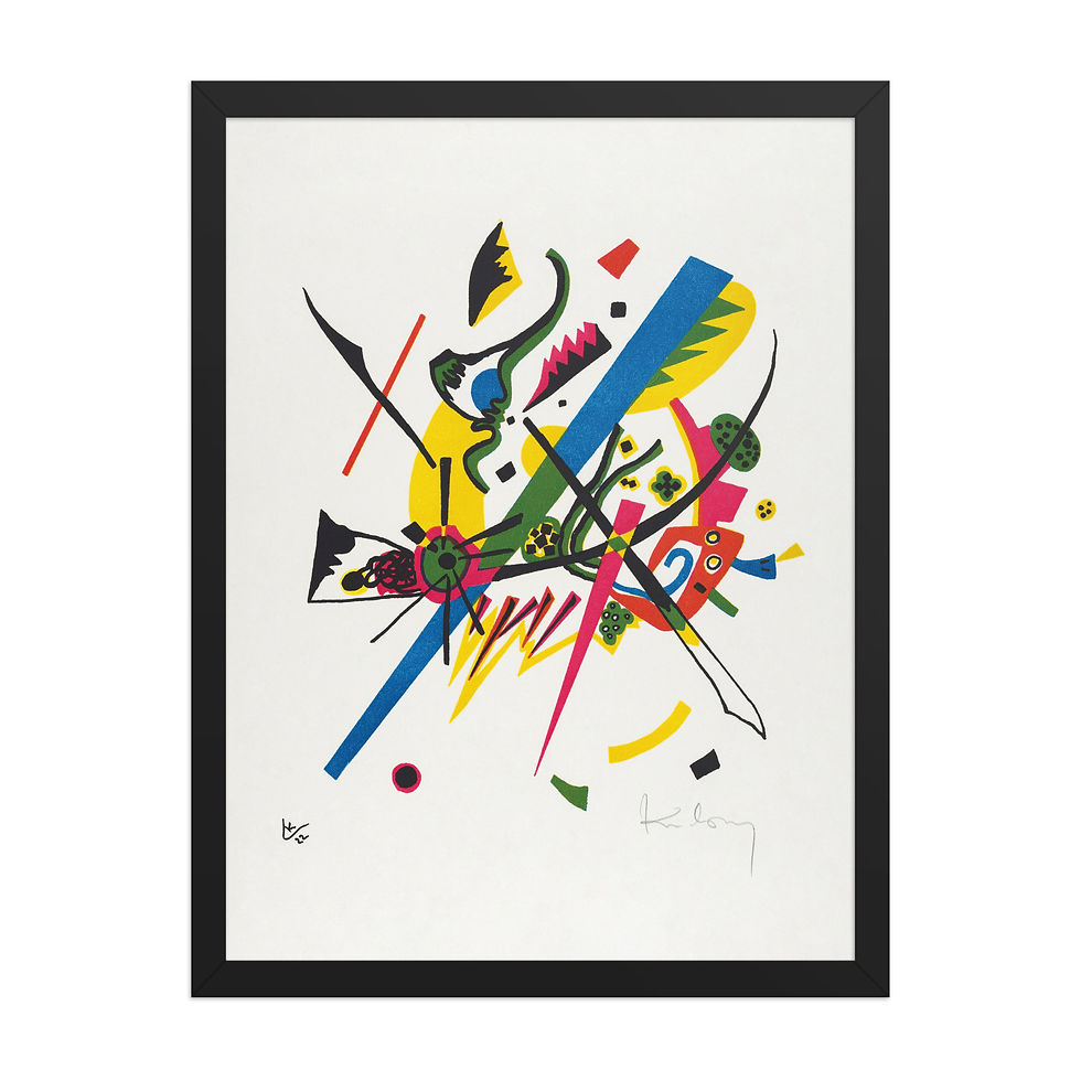 Thumbnail: Framed Contemporary Art For Living Room