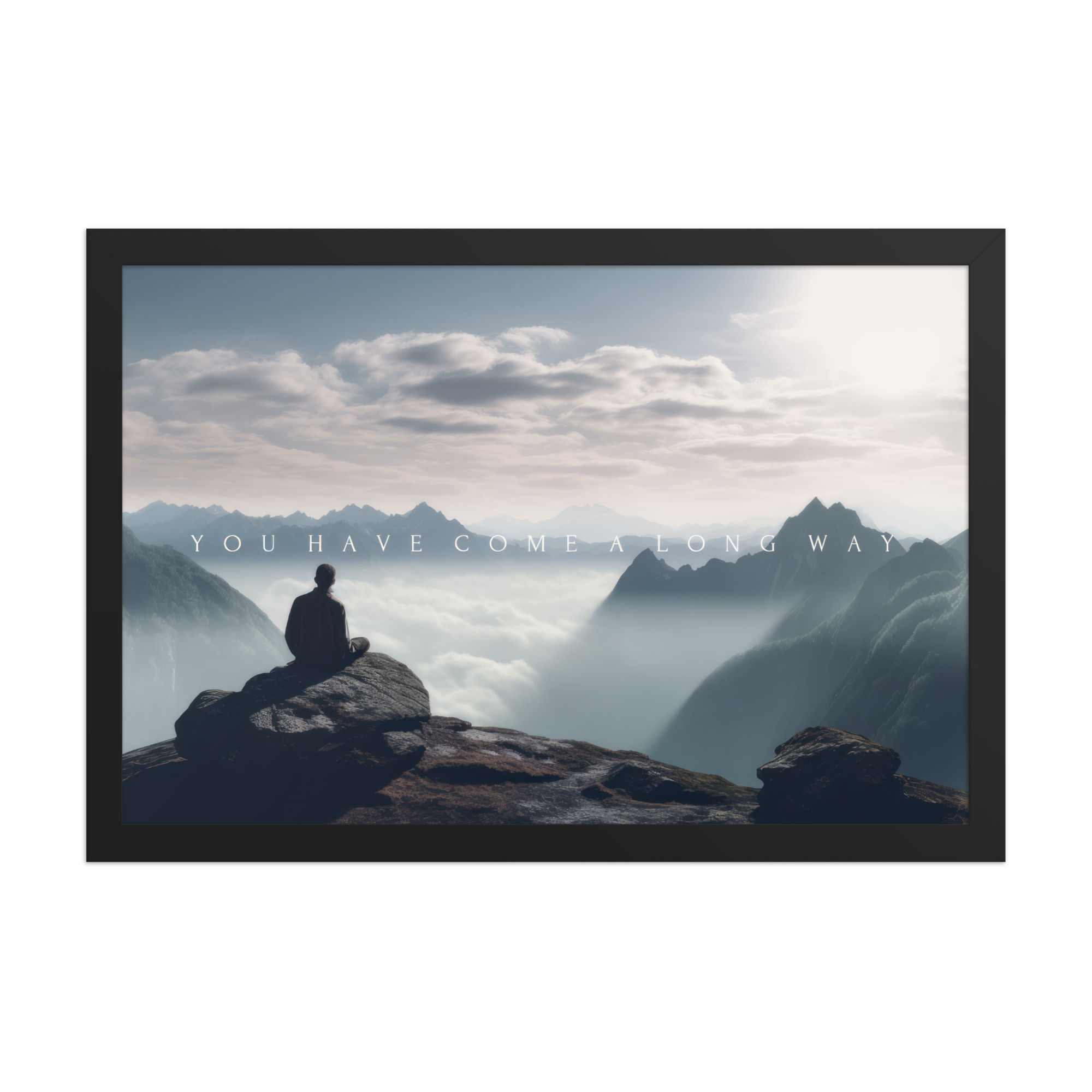 Peak | Motivational Framed Poster | 12 x18 inch