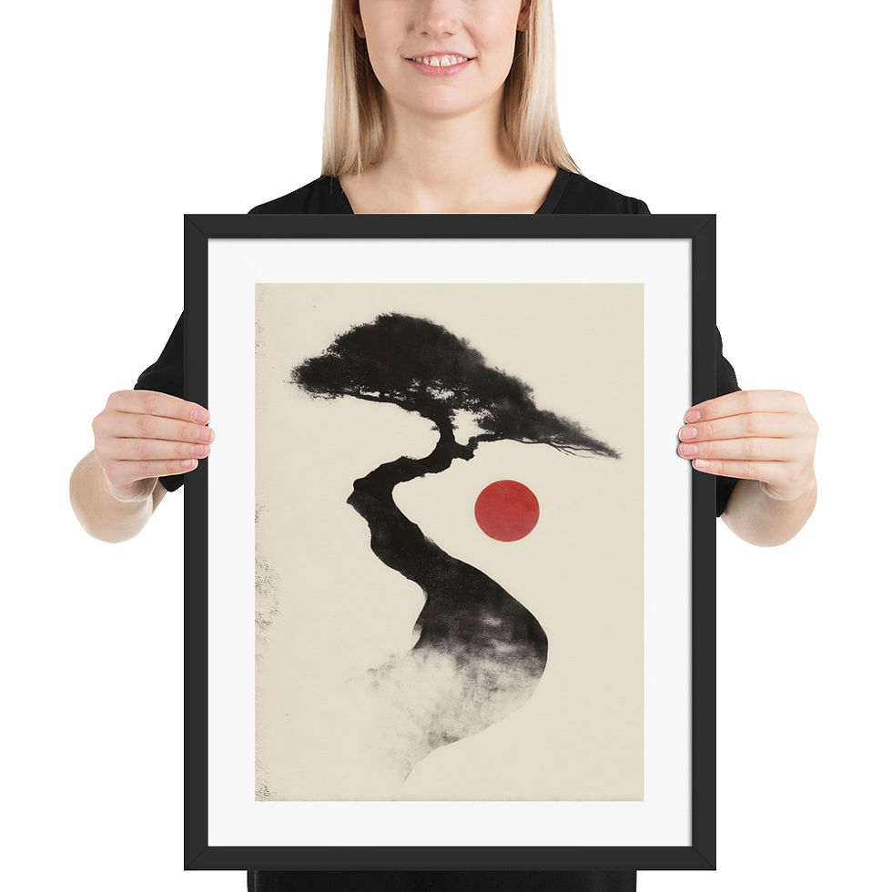 Thumbnail: Japandi Bonsai Tree Silhouette 