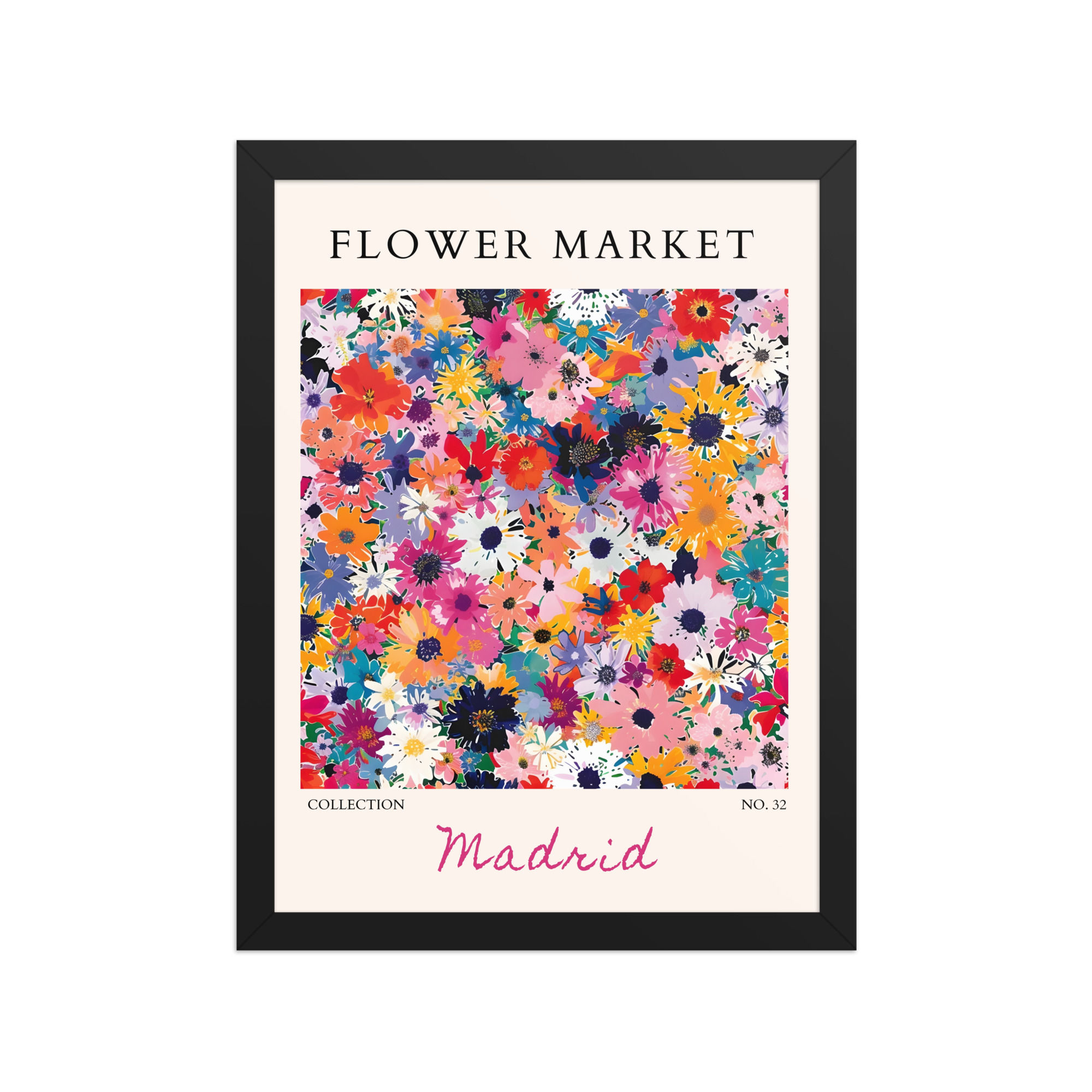 Madrid | Framed Botanical Wall Art: Nature Prints from Global Cities