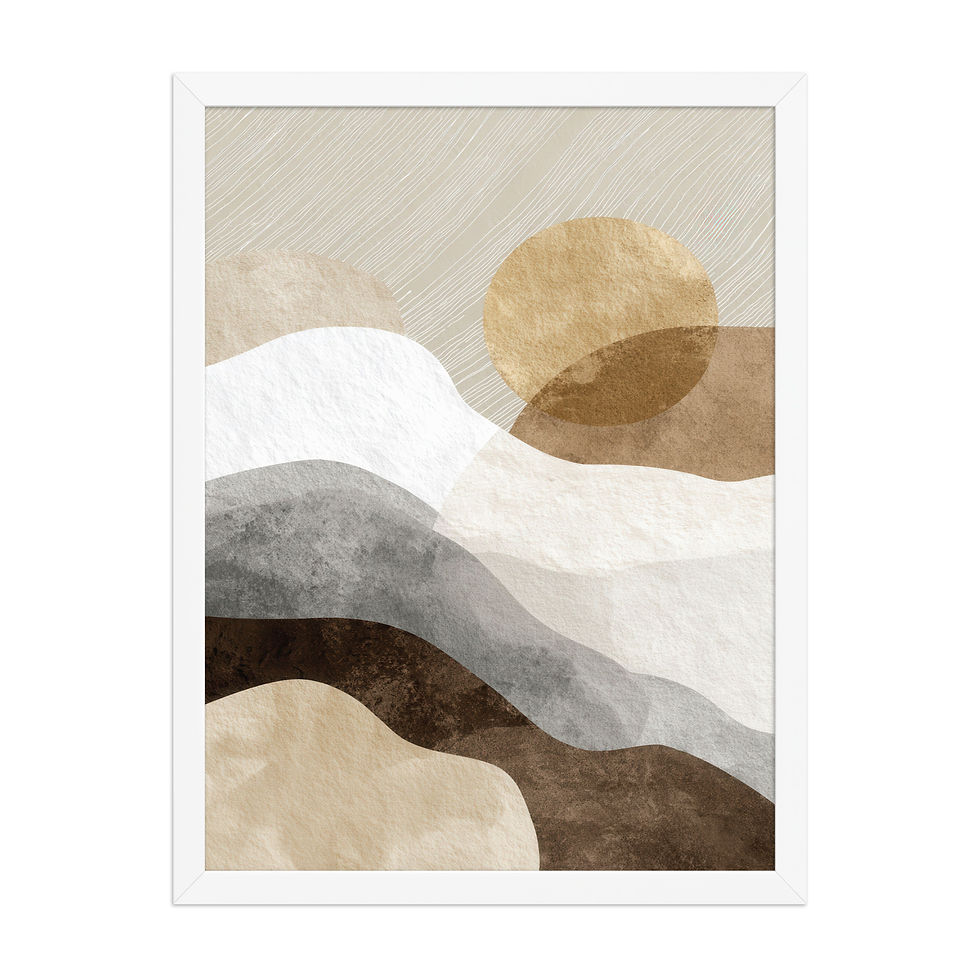 Thumbnail: Framed Dreamy Boho Art – Soft and Serene Decor