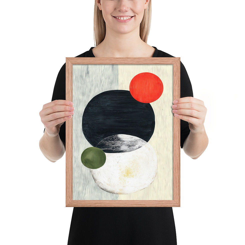 Thumbnail: Affordable Framed Gouache Art for Stylish Spaces