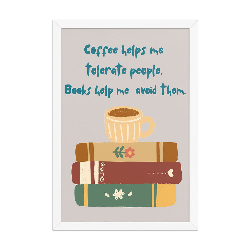 Thumbnail: Framed Reading Corner Art Print