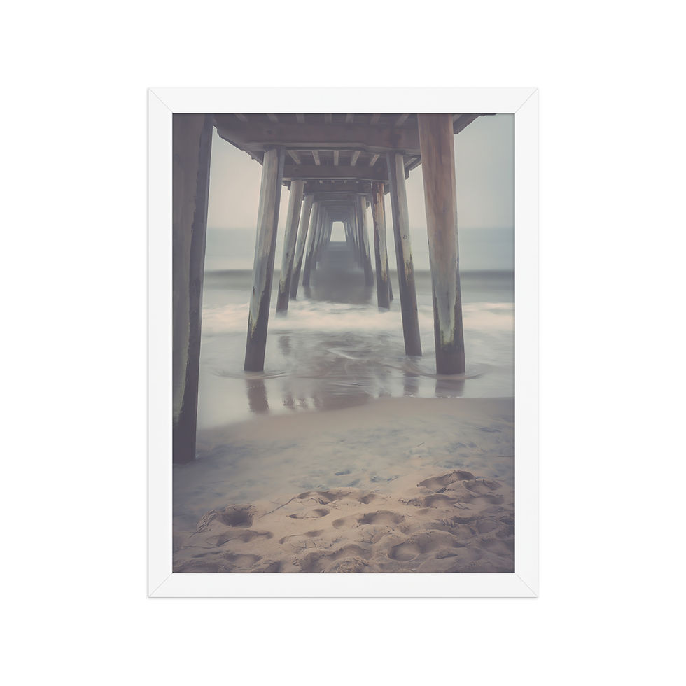 Thumbnail: Retrograde Pier Minimalist Art Print