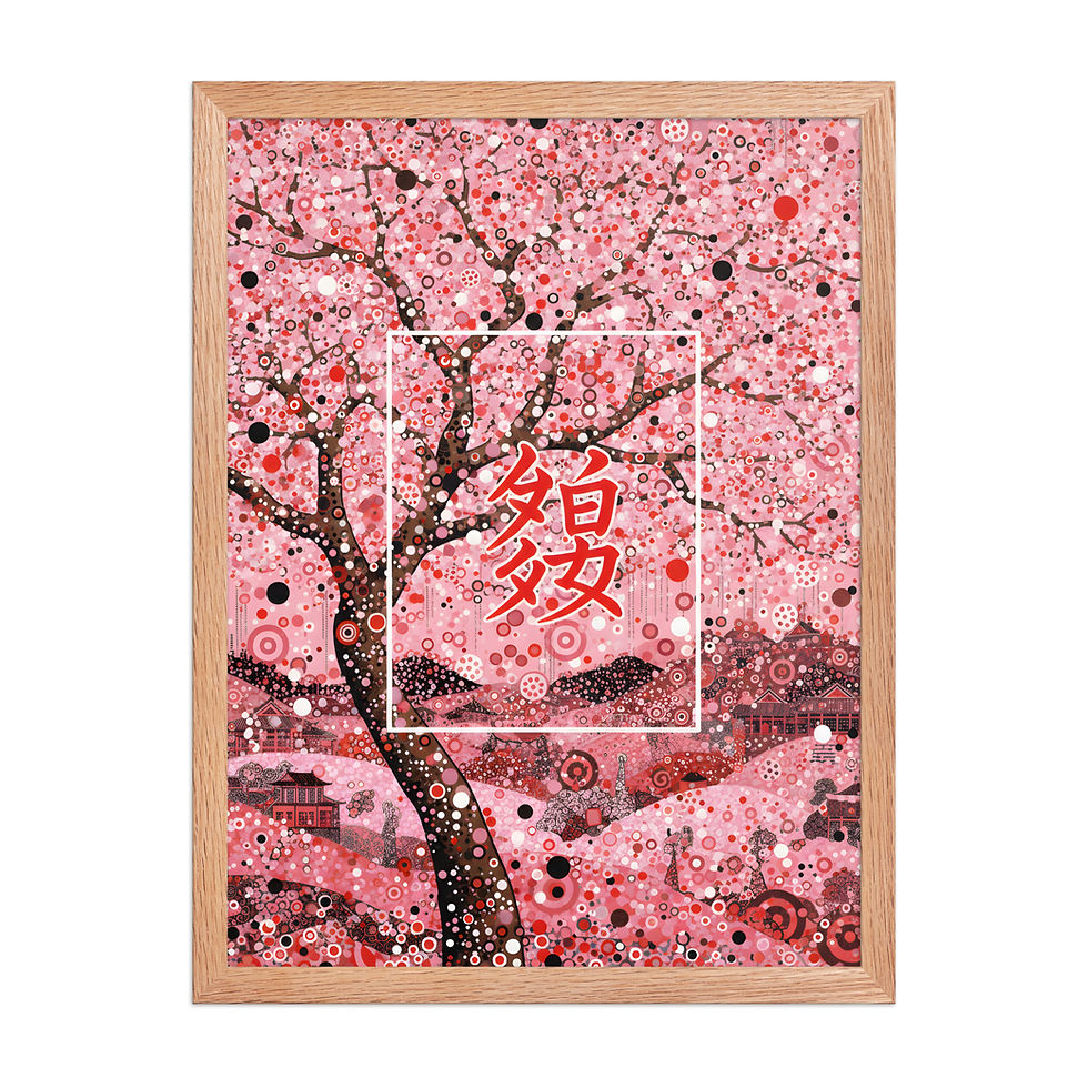 Thumbnail: Blossom Season Framed Japanese Wall Art