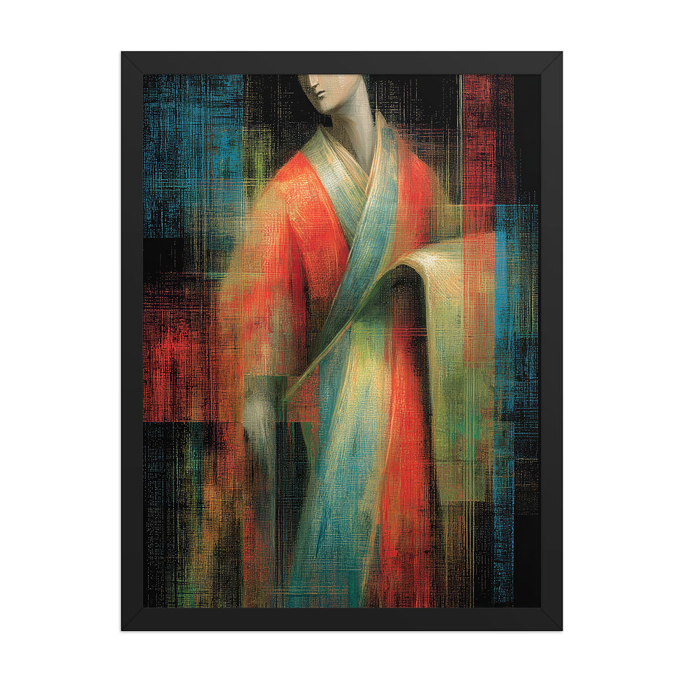 Thumbnail: Eclectic Figure of a Woman in a Kimono