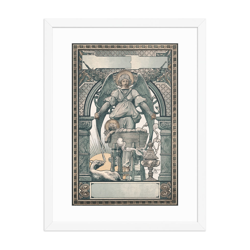 Thumbnail: 1889 Christmas Cover for Harper's Bazaar Magazine