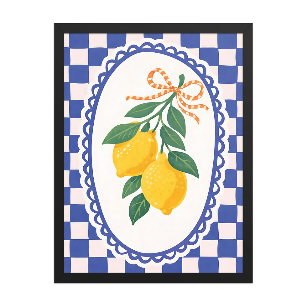 Thumbnail: Lemon Branch Eclectic Style Kitchen Wall Art