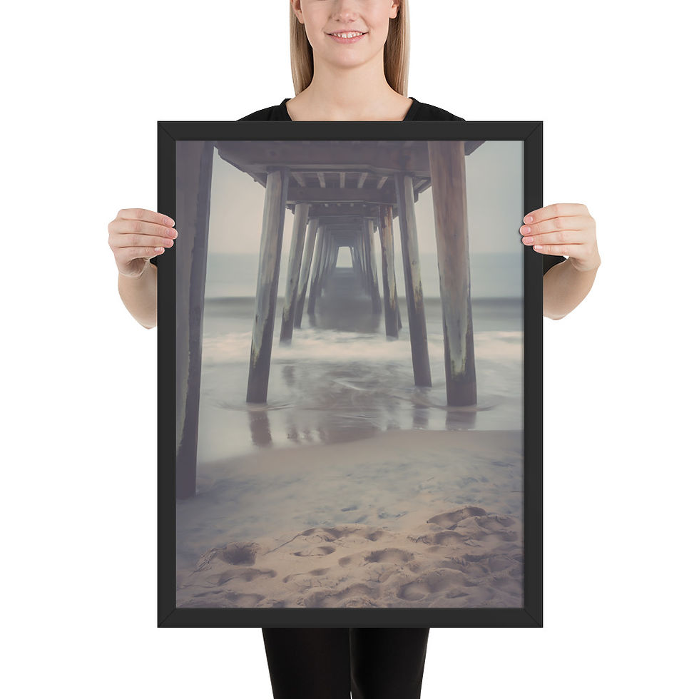 Thumbnail: Retrograde Pier Minimalist Art Print