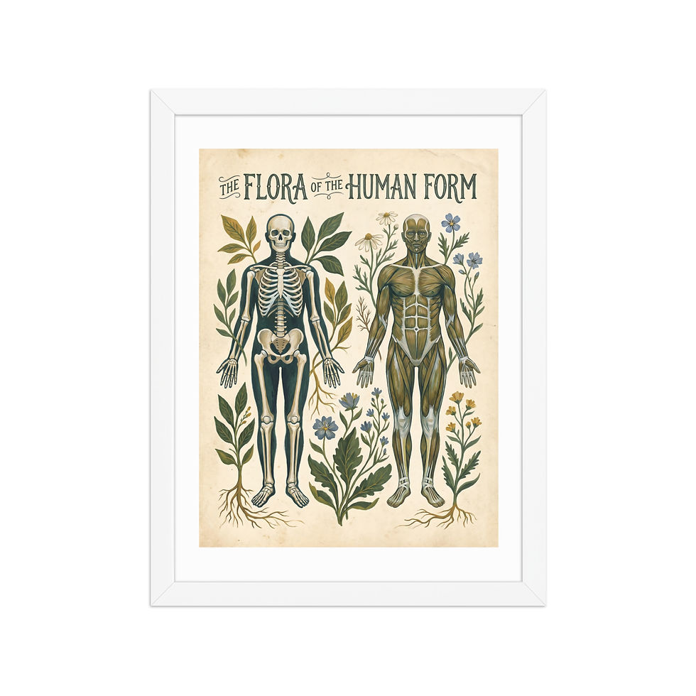 Thumbnail: Flora of the Human Form Art Print