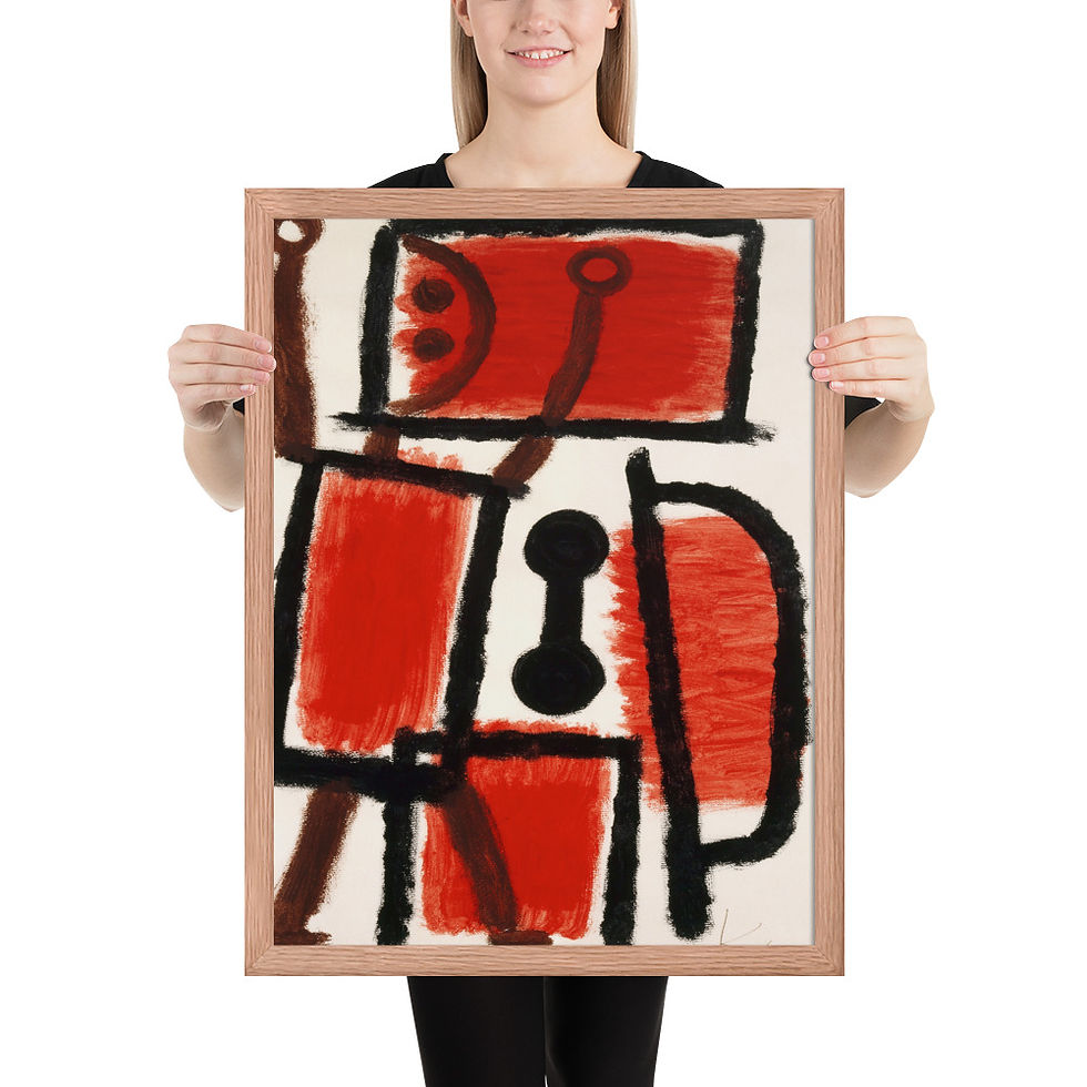 Thumbnail: Framed Contemporary Art For Living Room