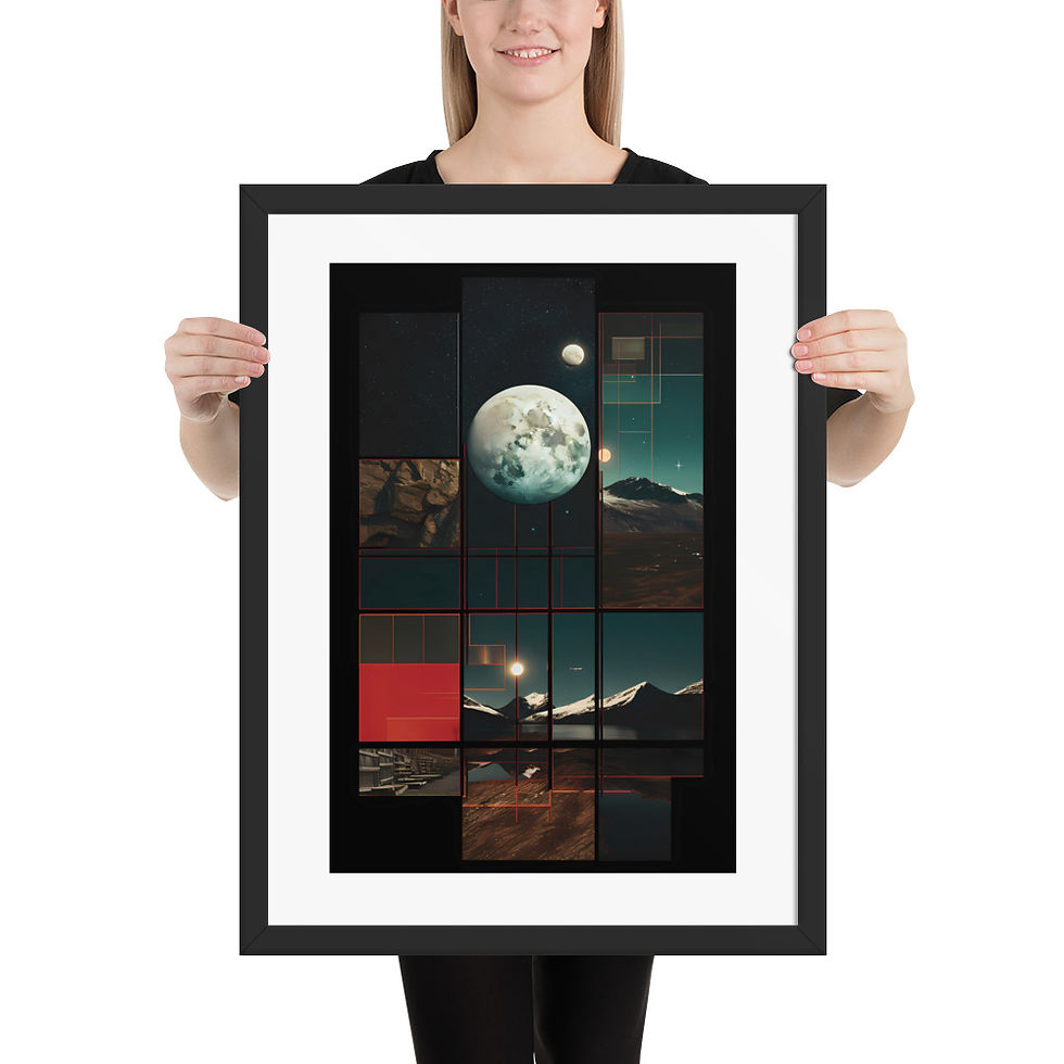 Thumbnail: Textured Vintage Collage Print