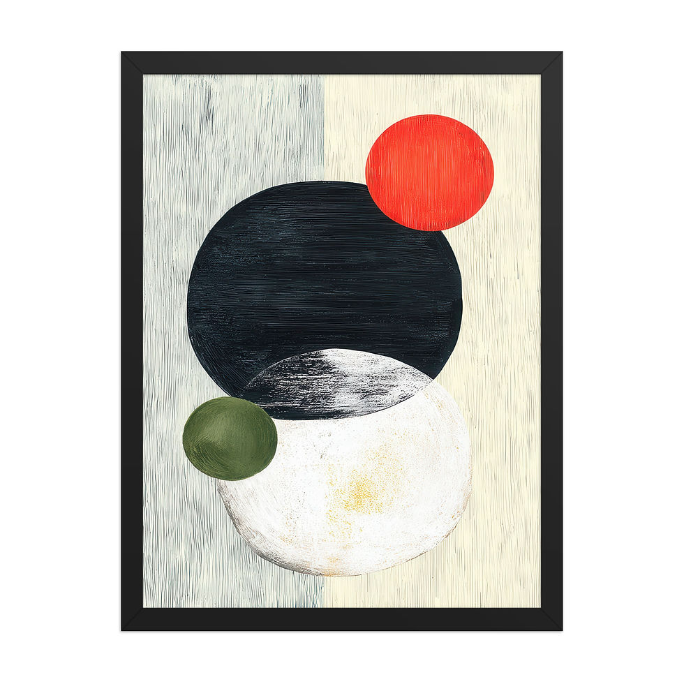 Thumbnail: Affordable Framed Gouache Art for Stylish Spaces