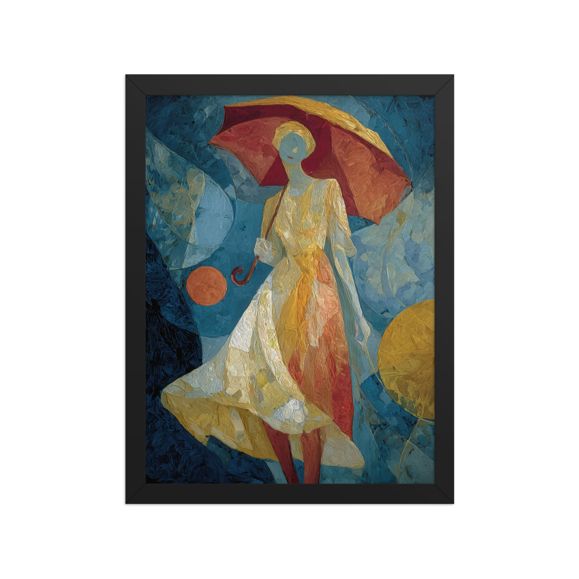 Abstract Ethereal Art Print figure