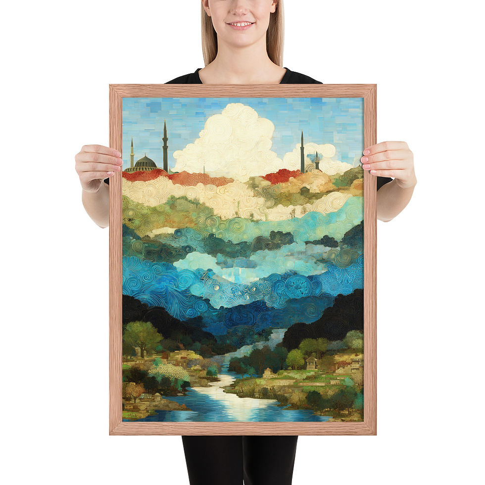 Thumbnail: Abstract Scenic Print