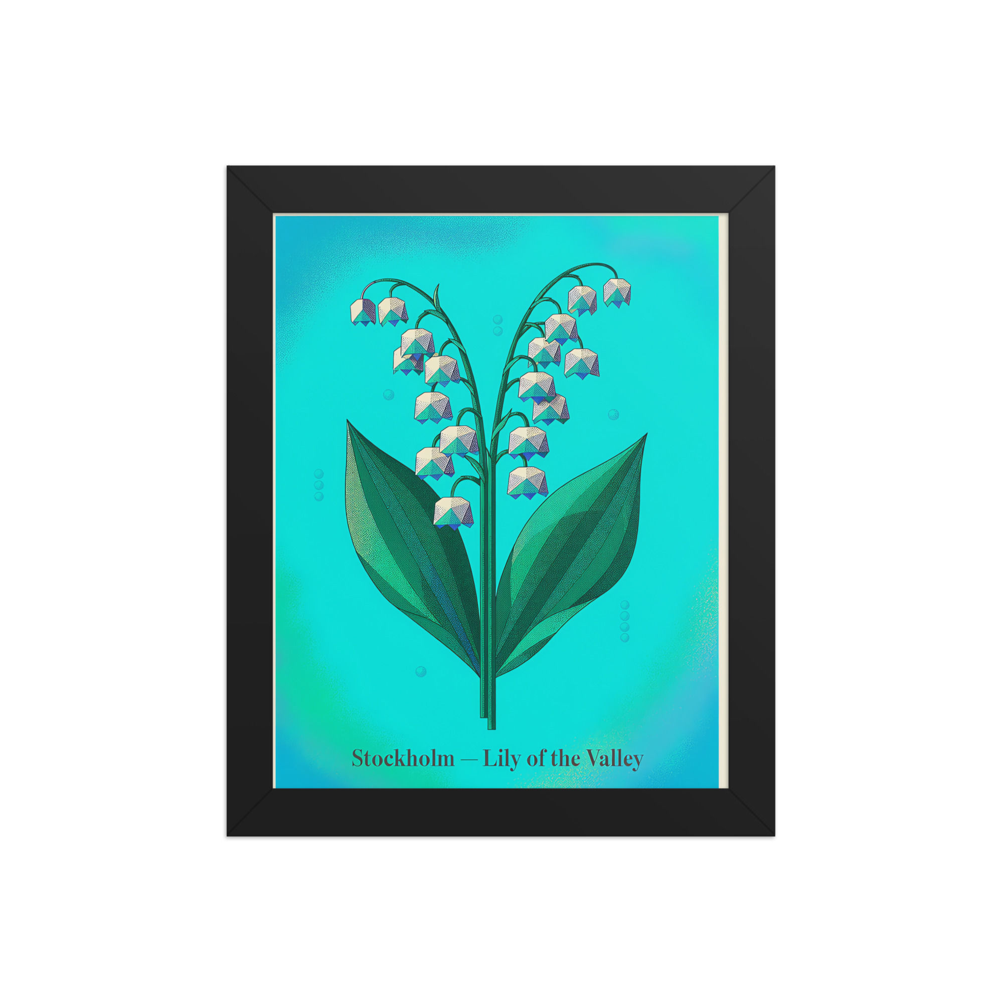 Stockholm Lily of the Valley Botanical Art Print