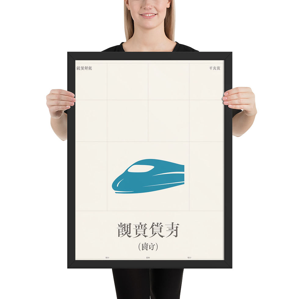 Thumbnail: Shinkansen Swiss Design Poster